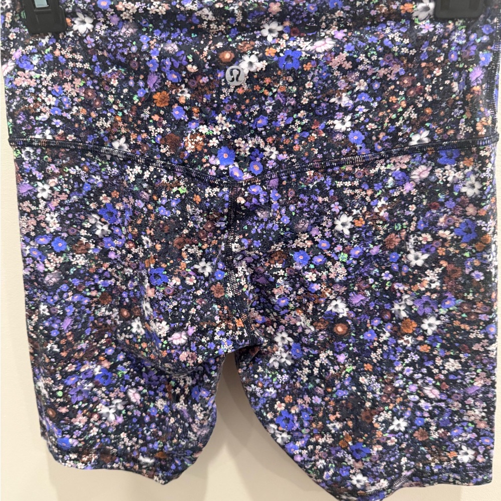 lululemon athletica Black Floral Print Women’s Shorts